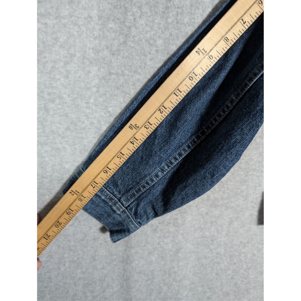 Rocawear Y2K Denim Jacket Womens Small Distressed Trucker Cropped Hip Hop - Picture 9 of 13